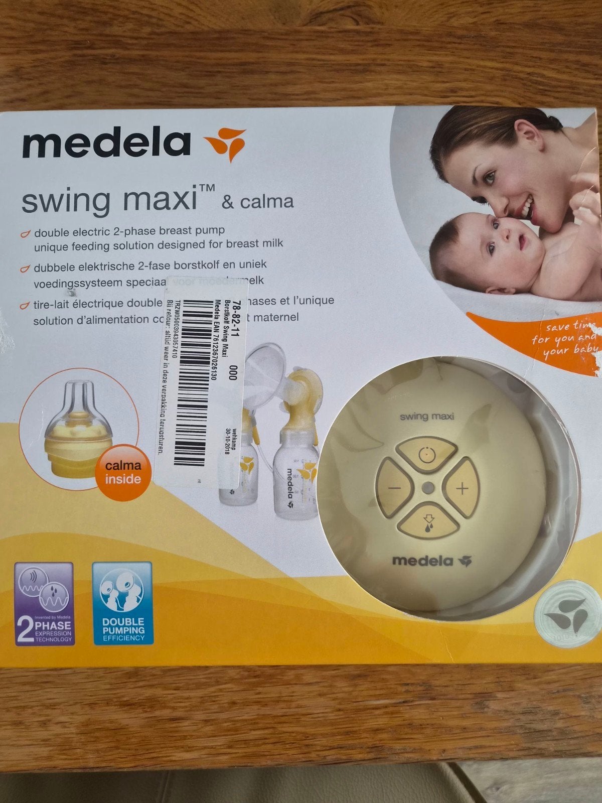 Medela Swing Maxi Dubbele Elektrische Borstkolf, Ophalen