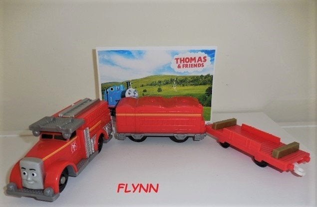 Trackmaster Thomas de Trein Flynn met Wagon, Ophalen of Verzenden, Gebruikt