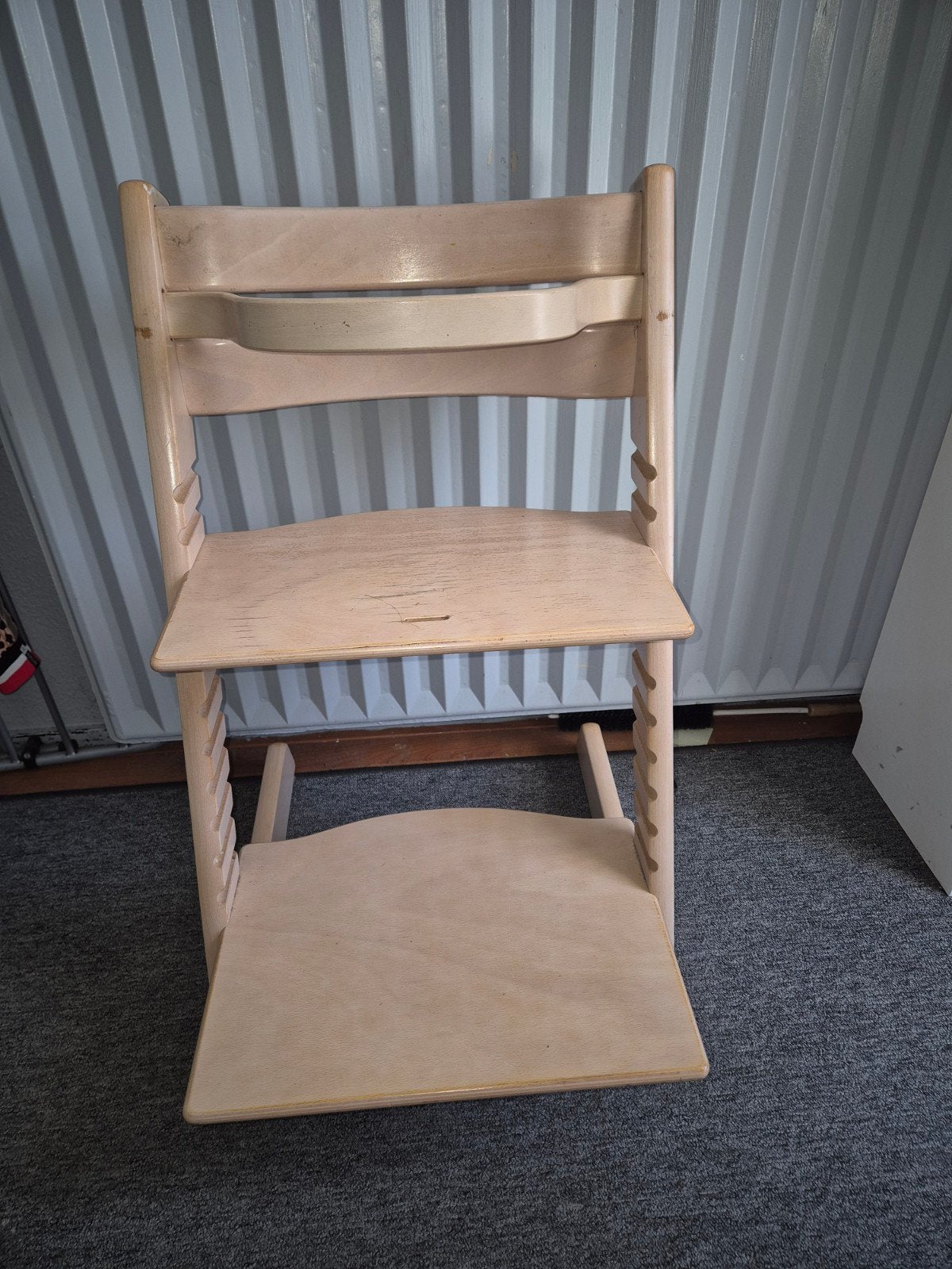 Stokke Tripp Trapp rugleuning, beugel en kussenset, Ophalen, Gebruikt, Meegroeistoel