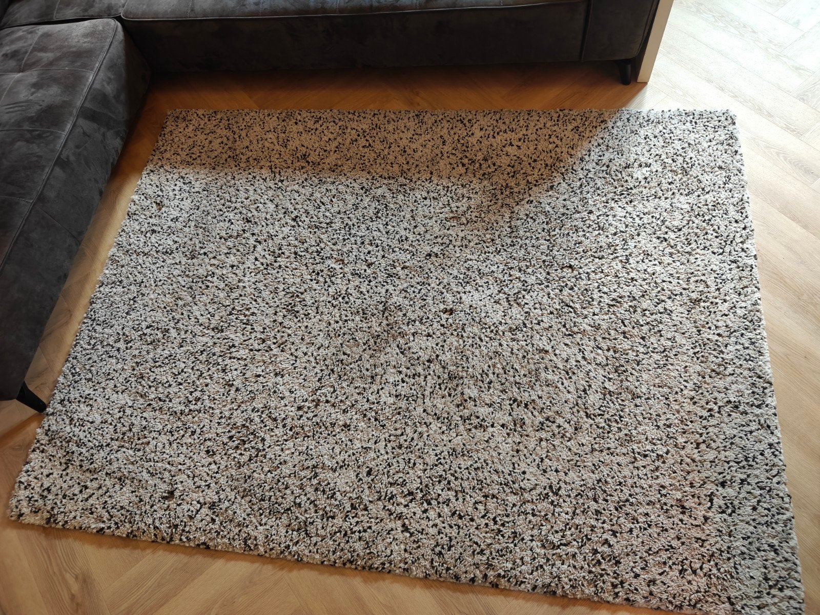 IKEA VINDUM Vloerkleed - 170x230 cm - Zo goed als nieuw, Huis en Inrichting, Ophalen, Beige, Rechthoekig, 200 cm of meer