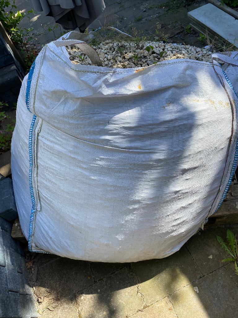 Grind ( volle bigbag), Ophalen, Overige materialen, Gebruikt, Wit
