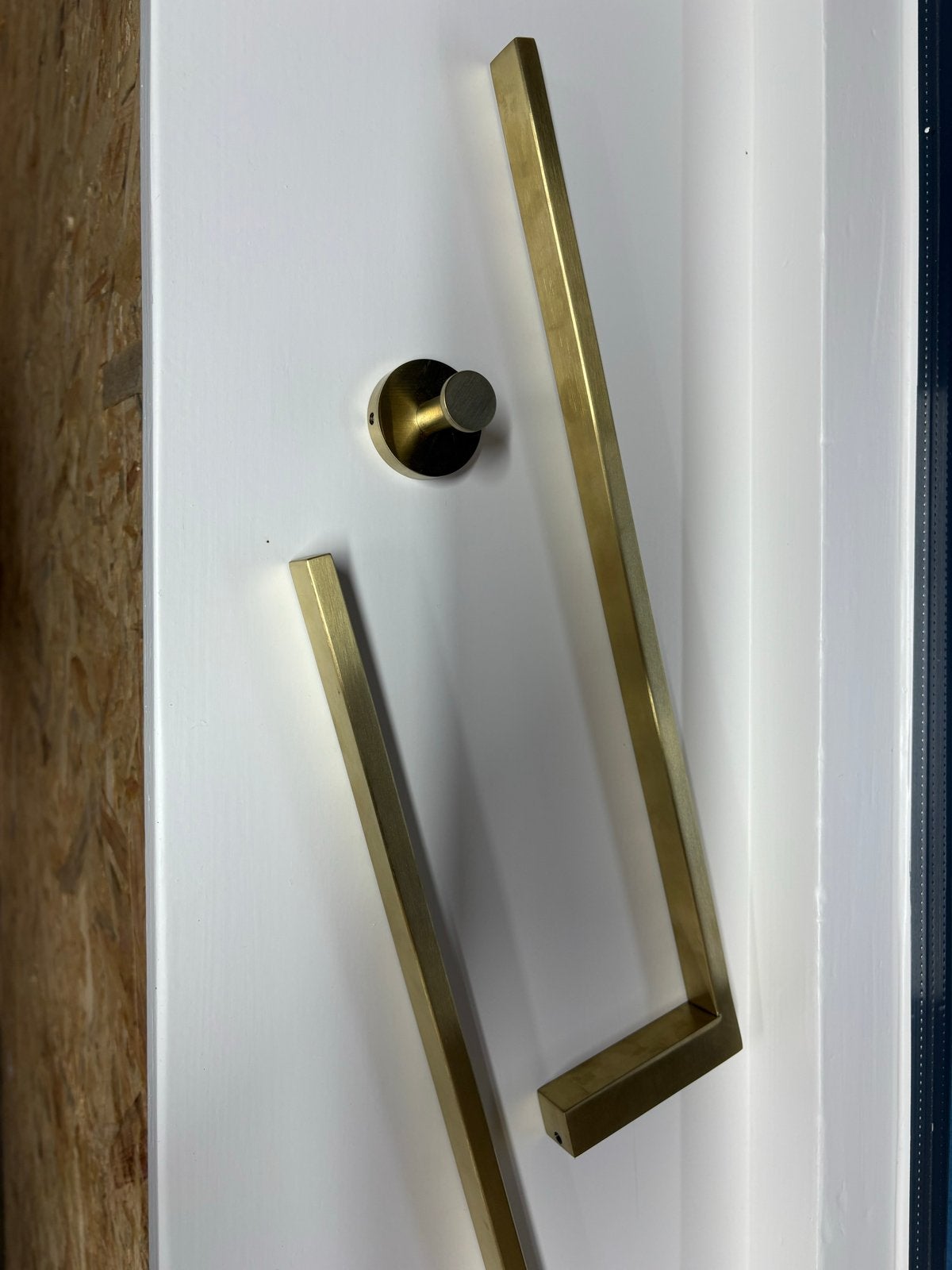 Blaufoss handdoekrek en haakje - set gold, Ophalen of Verzenden, Nieuw, Overige kleuren, Handdoekenrek
