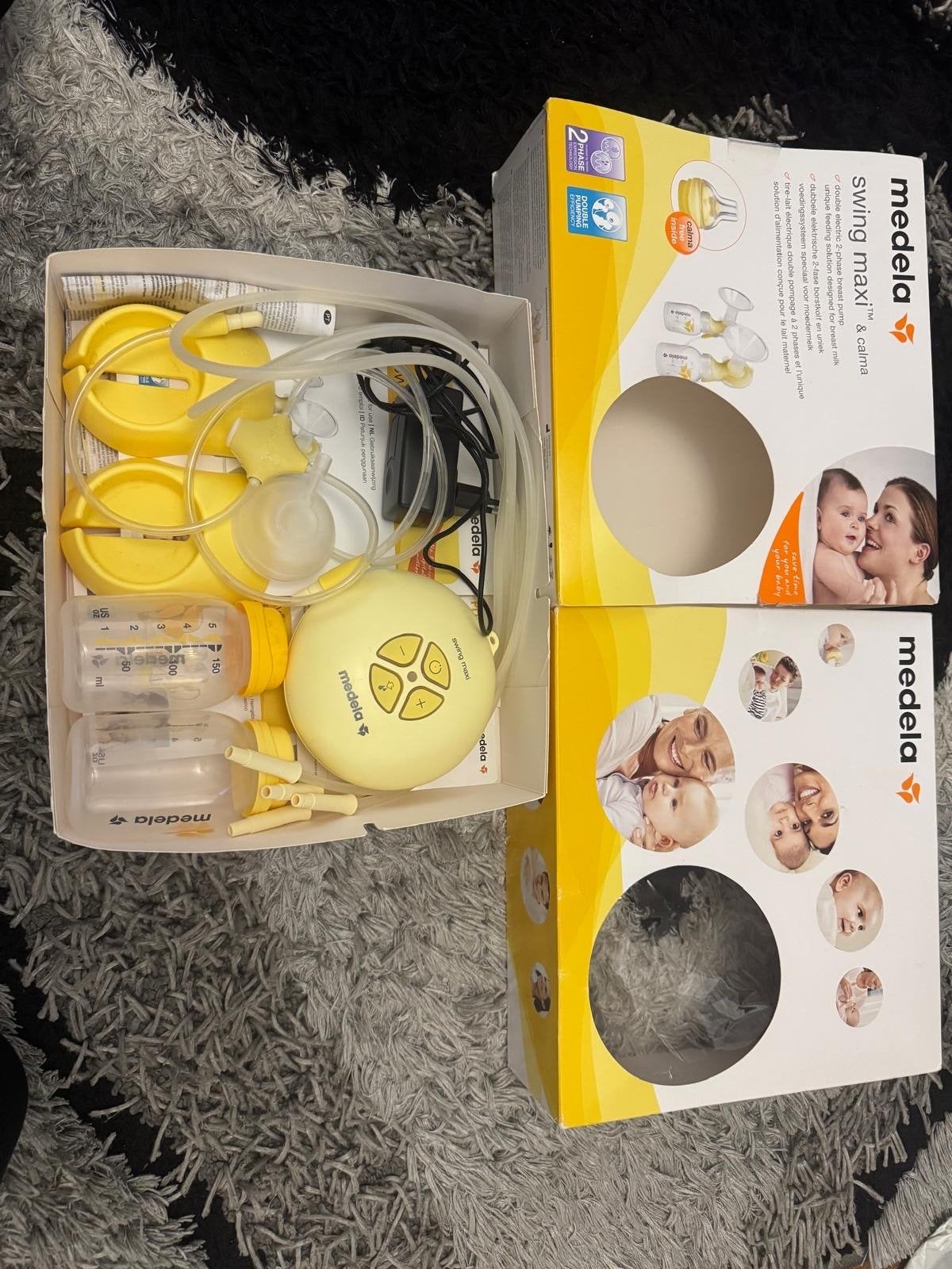 Medela Swing Maxi dubbele elektrische borstkolf, Kinderen en Baby's, Medela, Borstkolf, Zo goed als nieuw, Ophalen