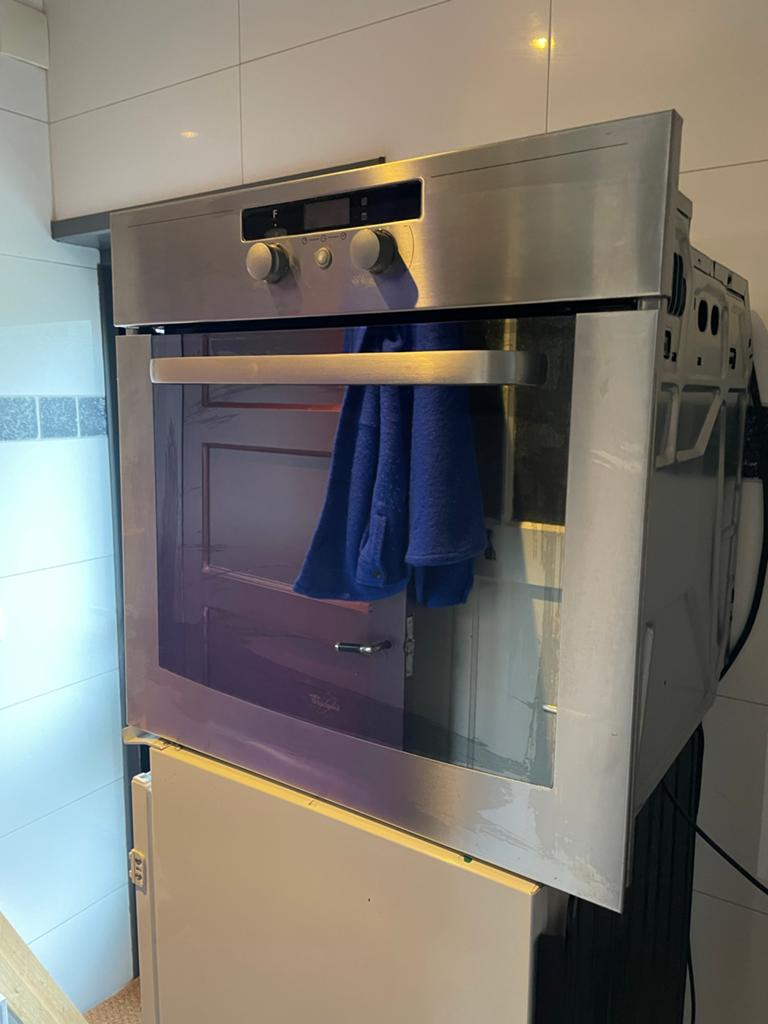 Whirlpool inbouw oven - 59,5x58,5x56 cm - Werkt perfect!, Ophalen, Whirlpool, Gebruikt, Oven