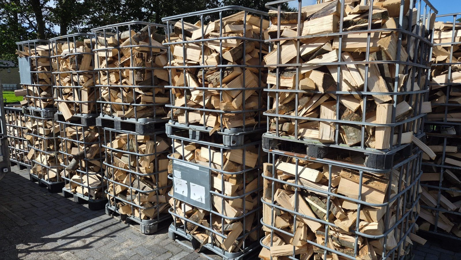 Essen haardhout €125 / m3  (afname 4m3), 3 tot 6 m³, Ophalen of Verzenden, Essenhout, Blokken