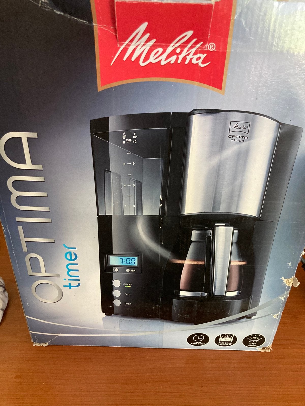 Nieuw Melitta koffiezetapparaat, zwart, 8-12 kopjes, Afneembaar waterreservoir, 10 kopjes of meer, Gemalen koffie, Ophalen of Verzenden