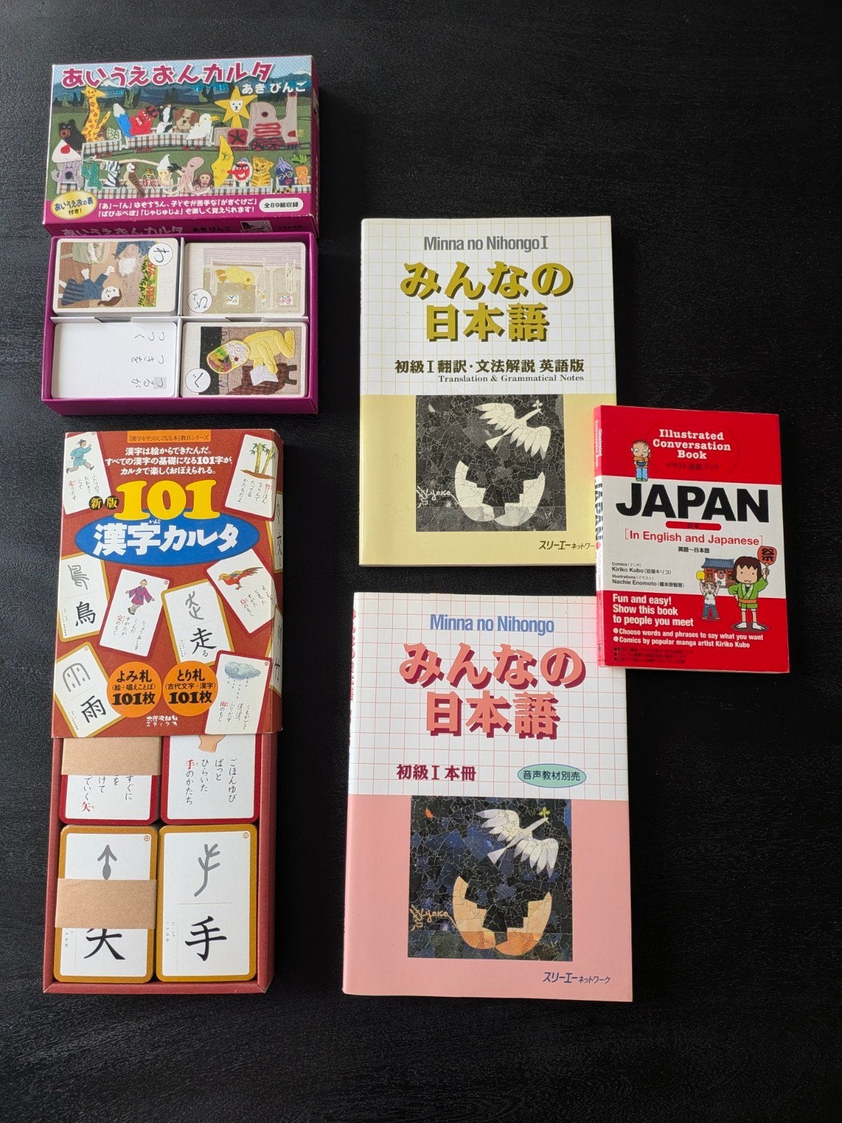 OPRUIMING! Japanse Leerset – Minna no Nihongo, Kanji Karuta, Diverse auteurs, Ophalen of Verzenden, Zo goed als nieuw, Alpha