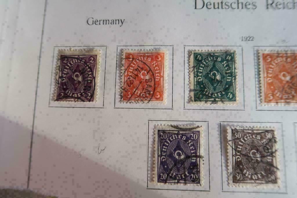 Reich inflatie, Michel 224/232 gestempeld, Postzegels en Munten, Postzegels | Europa | Duitsland, Verzenden, Duitse Keizerrijk