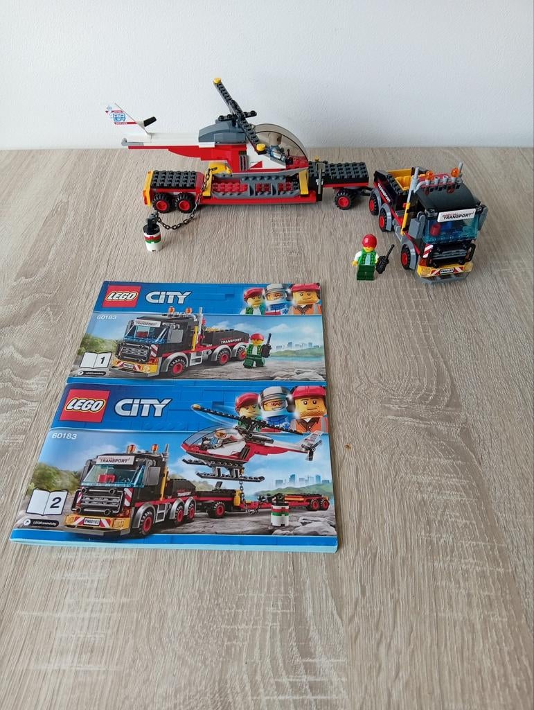 Lego City nr 60183 zwaar transport in nette staat!!, Ophalen of Verzenden