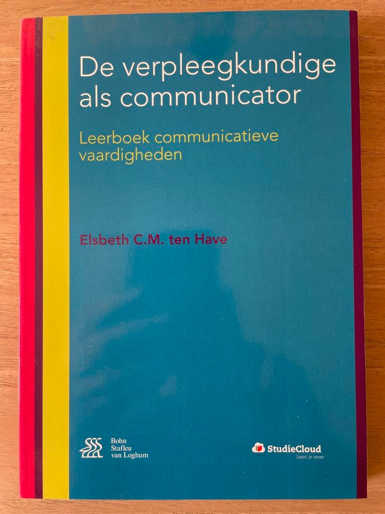 De verpleegkundige als communicator - Leerboek, Ophalen of Verzenden, Gamma, Gelezen, HBO