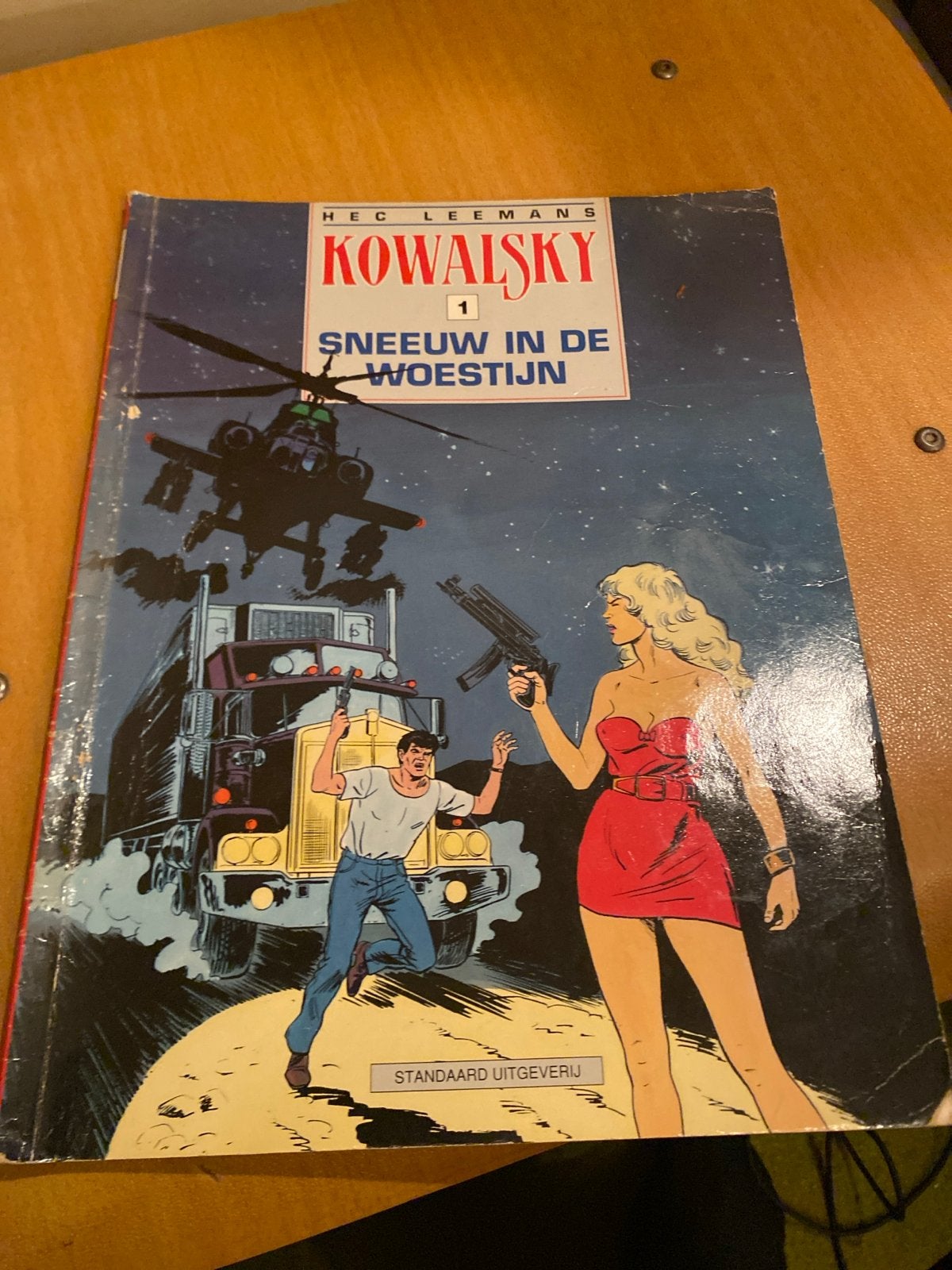 Kowalsky 1: Sneeuw in de Woestijn - Hec Leemans stripboek, Eén stripboek, Ophalen of Verzenden, Gelezen