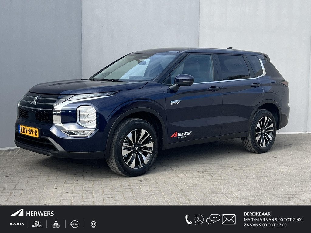 Mitsubishi Outlander 2.4 PHEV Intense MY26 / Adaptief Cruise, Auto's, Mitsubishi, Outlander, Euro 6, 4 cilinders, Blauw