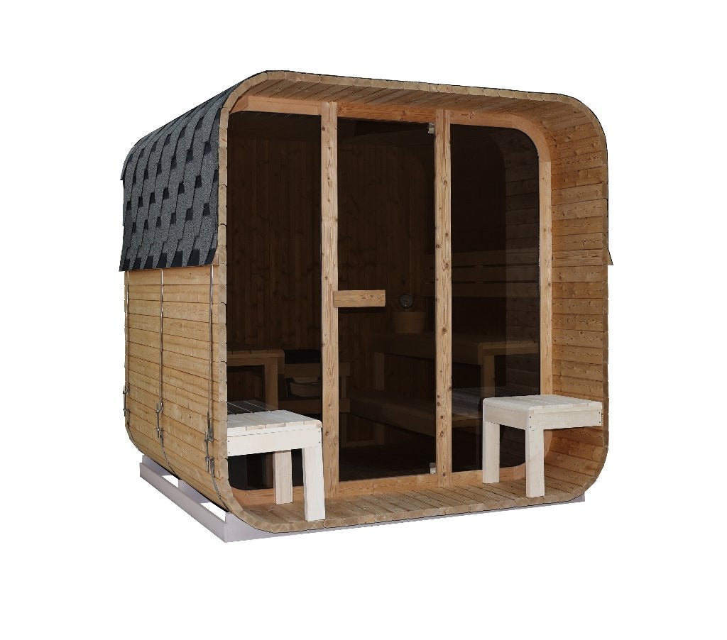 Passion | Evora 220 Sauna | Nieuw uit Voorraad, Ophalen of Verzenden, Nieuw, Fins of Traditioneel, Complete sauna