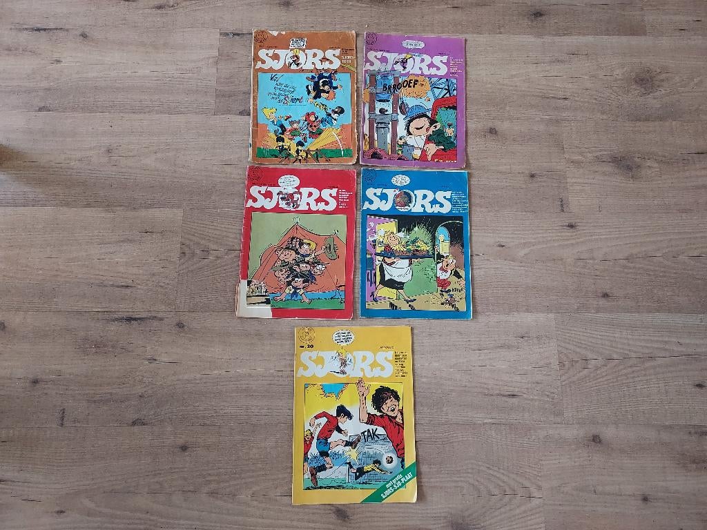 Weekbladen Sjors 3 verschillende Jaren (1970 / 1971 / 1973), Boeken, Gelezen, Europa, Ophalen of Verzenden, Meerdere comics