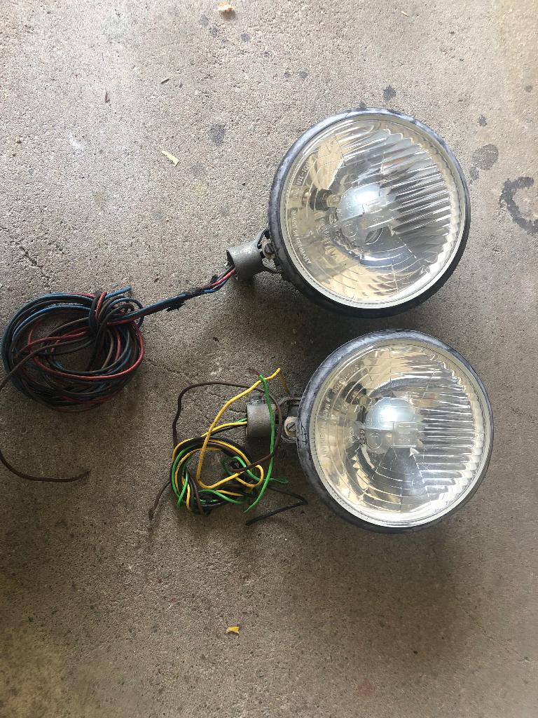 Hella Oldtimer Look Mist Lampen 2 stuks, Auto-onderdelen, Verlichting, Ophalen, Gebruikt, Universele onderdelen