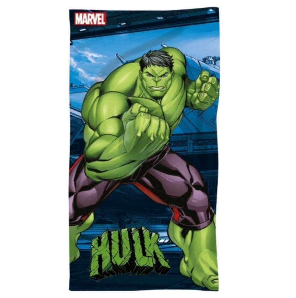 The Avengers Hulk Badlaken - Sneldrogend Strandlaken, One size, Nieuw, Ophalen of Verzenden, Marvel