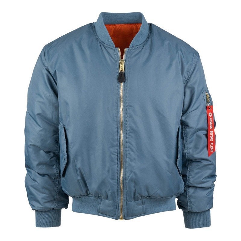 Fostex ma-1 bomber jack vintage denim, Info@workingclassrebel.com, Blauw, Fostex, Fostex