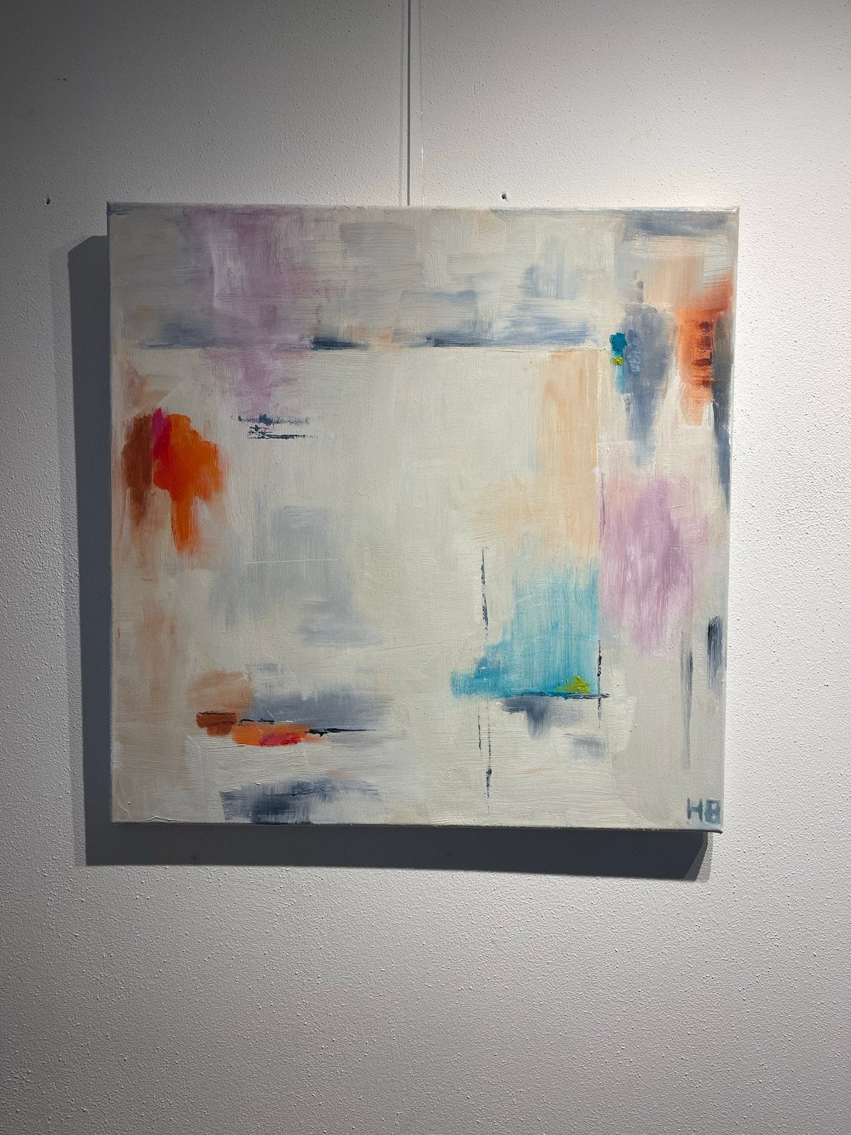 Modern abstract schilderij 60-60 cm door Herma Borsboom, Ophalen