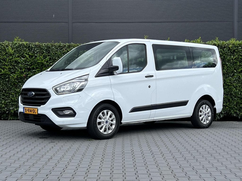 Ford Transit Custom Combi 320 1.0 EcoBoost L1H1 PHEV Trend,, Auto's, Gebruikt, Euro 6, Overige carrosserieën, Wit