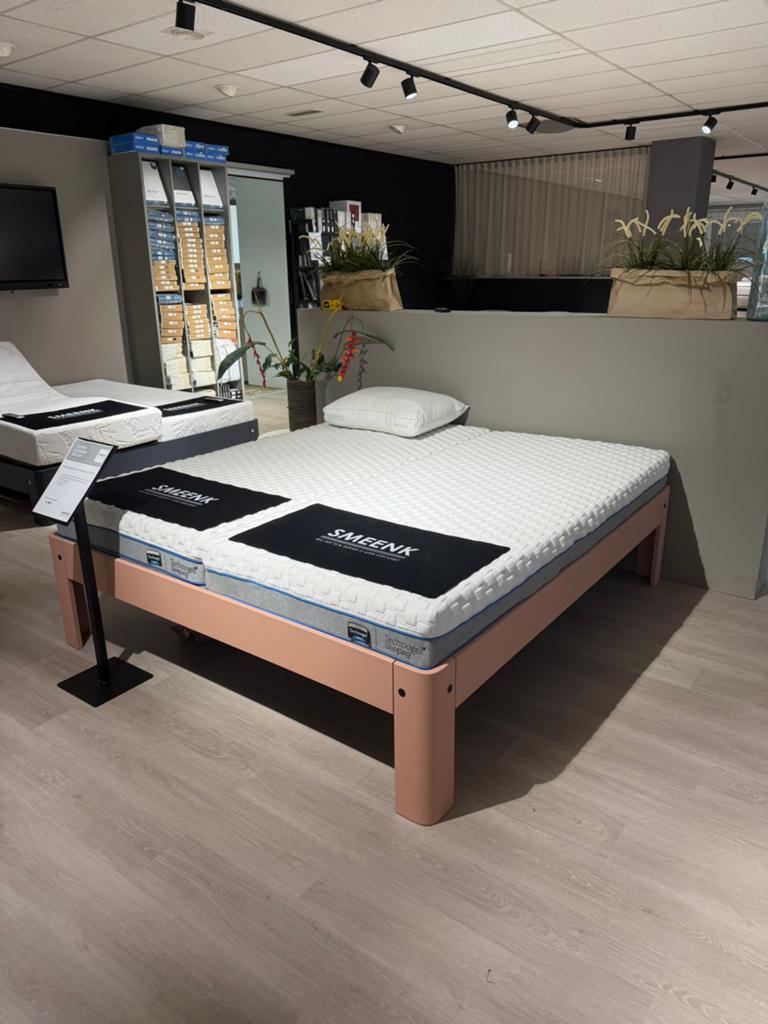 NIEUWE Auping Auronde 2000 180x200 Blush verstelbaar! -40%, Huis en Inrichting, Verstelbaar, 210 cm, Ophalen of Verzenden, 180 cm