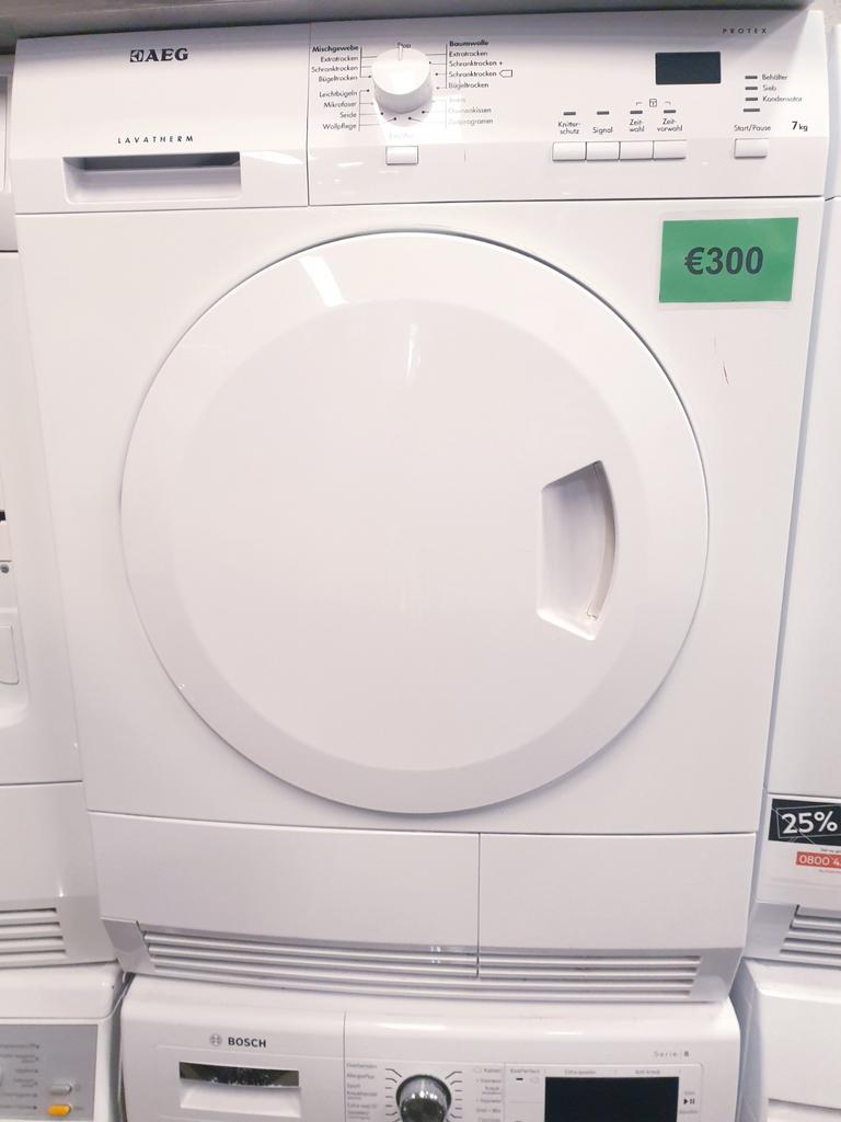 warmtepomp droger ️️AEG ️7KG️️️️️✅ Protex ️️A+ INC GARANTIE, Ophalen, 6 tot 8 kg, Overige typen, Zo goed als nieuw