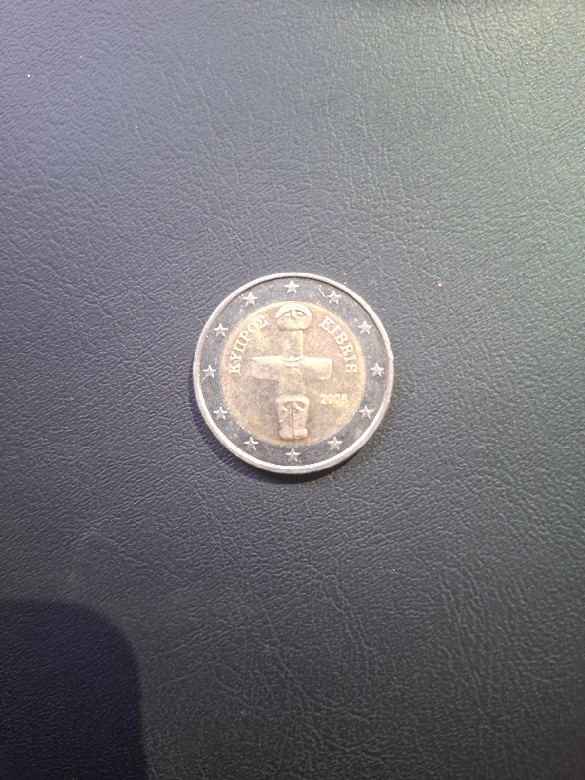 2 Euro Cyprus 2008 - Eerste uitgifte, Postzegels en Munten, Munten | Europa | Euromunten, Ophalen, Cyprus, 2 euro, Losse munt