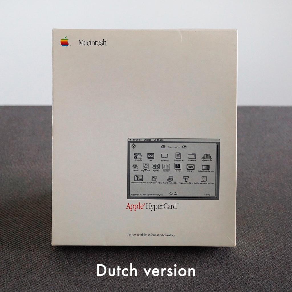 Macintosh HyperCard Box – M0556N/B – (Dutch Version), Computers en Software, Ophalen of Verzenden