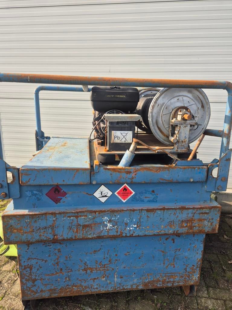 Dieseltank met Hatz motor, 100 liter of meer, Ophalen of Verzenden