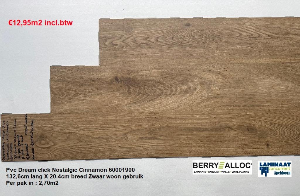 LAMINAAT PVC PARKET VLOEREN v.a.€9,95m2 APELDOORN, 75 m² of meer, Nieuw, Ophalen of Verzenden, Laminaat
