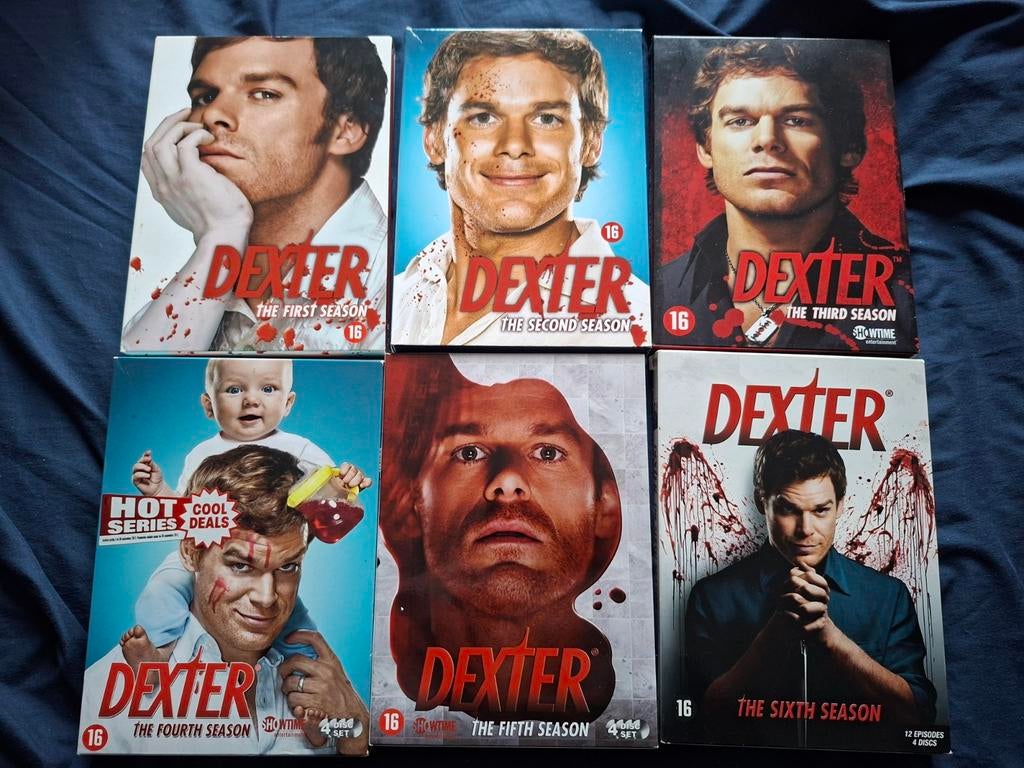 Dexter Seizoenen 1-6 DVD Boxset, Vanaf 16 jaar, Boxset, Ophalen of Verzenden, Zo goed als nieuw