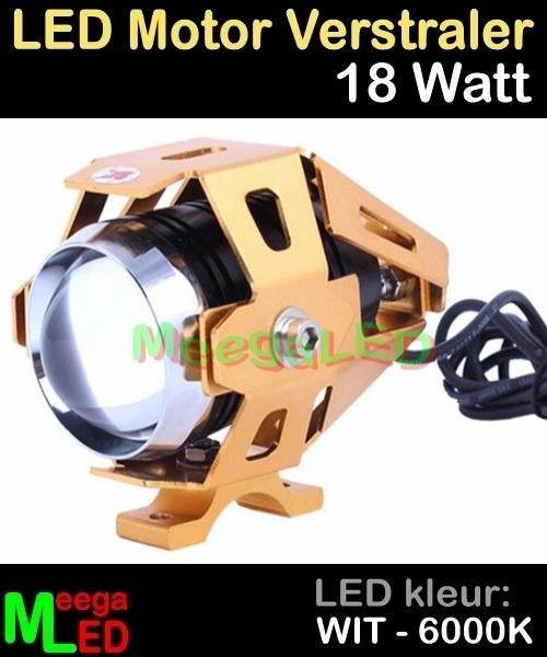 UITVERKOOP - LED Motor Verstraler 18 Watt CREE LED, Ophalen of Verzenden