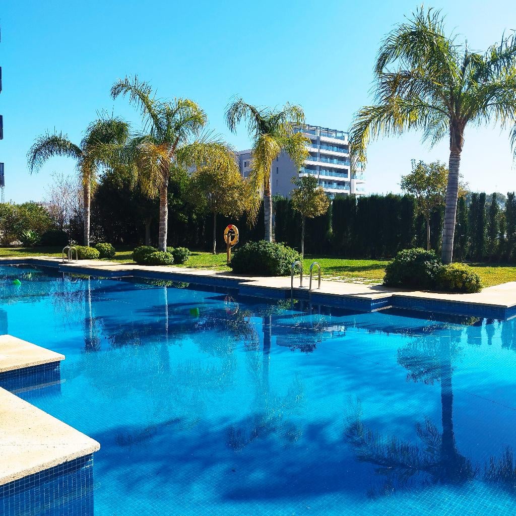 Vakantieappartement Villajoyosa,terras,zwembad 300 m van zee, Costa Blanca, Appartement, Stad, Aan zee