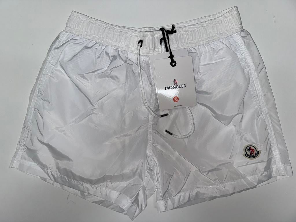 Moncler zwembroek donkerblauw, Ophalen of Verzenden, Maat 56/58 (XL), Blauw, Zwemshort