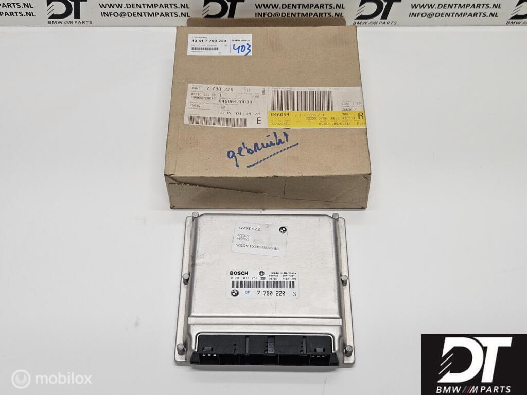 DDE ECU motorcomputer BMW 5-serie E39 525d M57 13617790220, Gebruikt, Ophalen of Verzenden