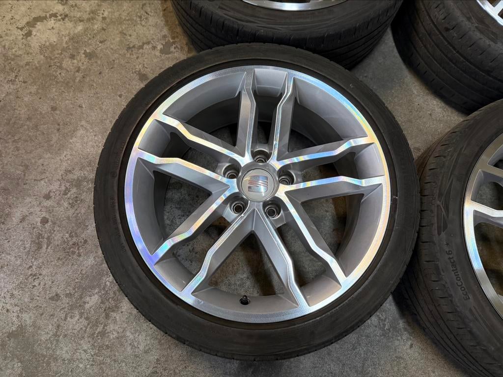 ✅ 18 inch Seat velgen 5x112 Leon FR Cupra Exeo Altea Toledo, Auto-onderdelen, Banden en Velgen, Ophalen, 18 inch, Gebruikt, Banden en Velgen