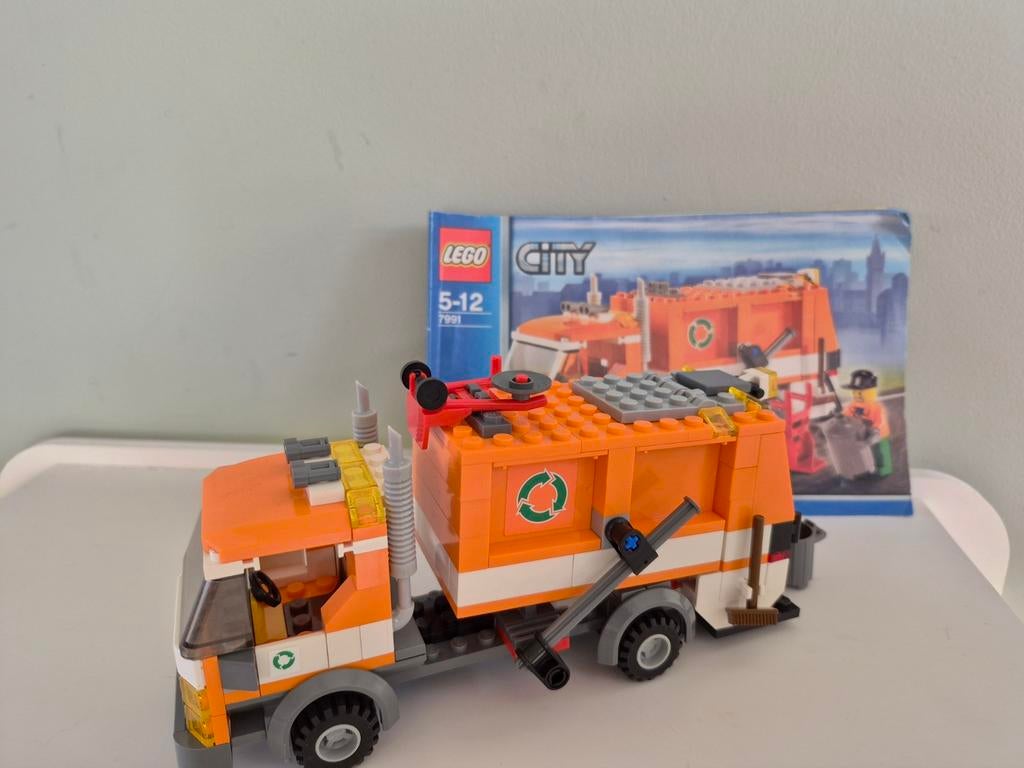 Lego 7991 Vuilniswagen, Gebruikt, Shop.lego.com/service, Lego, Aastvej 1, 7190 Billund, Denmark