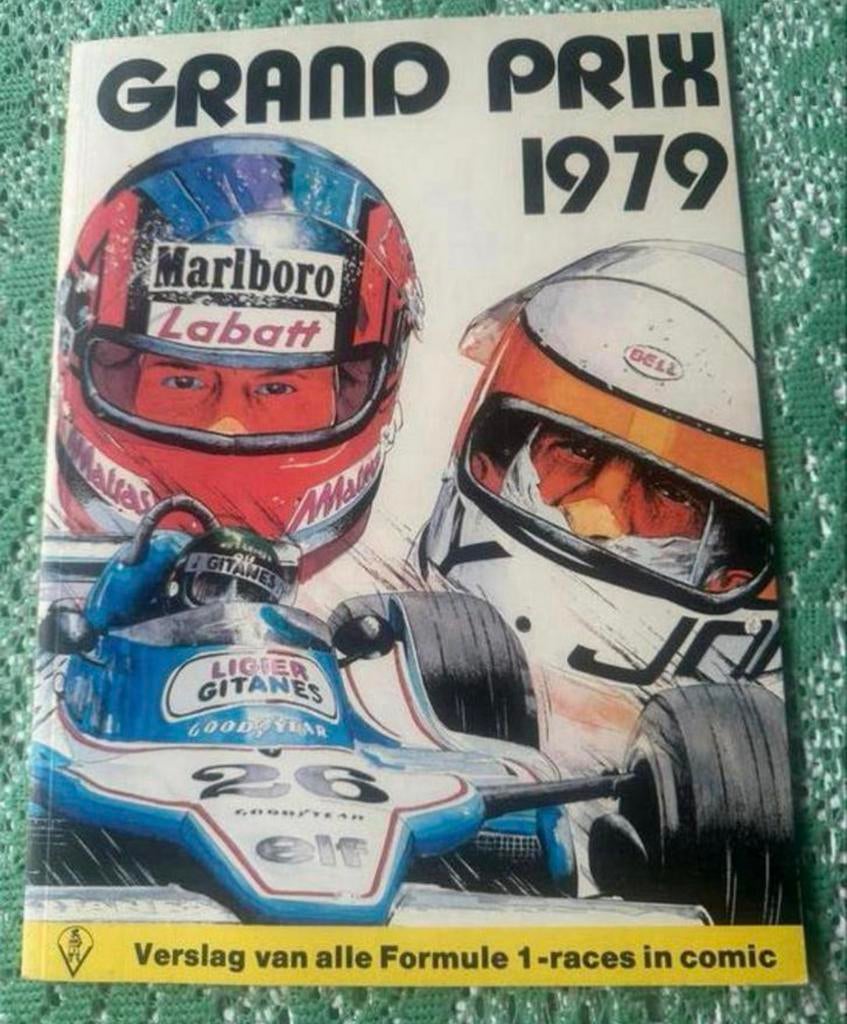 Verslag Grand Prix 1979’ stripboek., Ophalen of Verzenden, Zo goed als nieuw, Formule 1