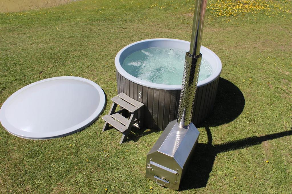 AANBIEDING Luxe complete hottub set! Extreme luxe, Ophalen of Verzenden, Nieuw, Trap