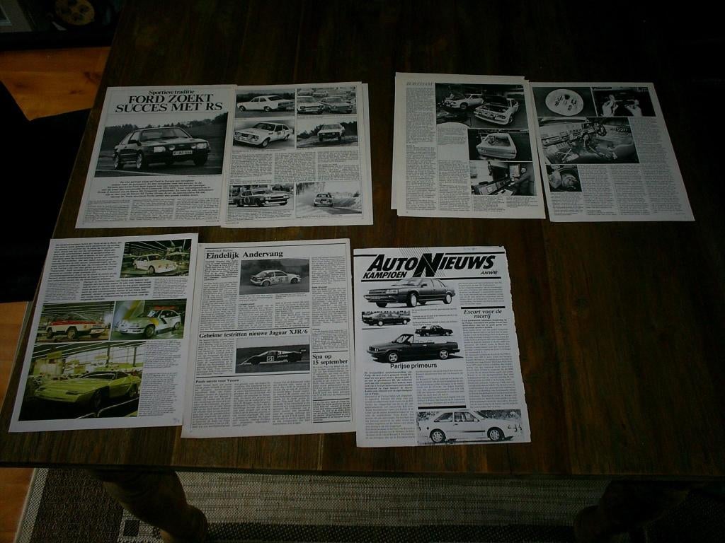 Ford Escort Escort RS Turbo MK 3 S1 1985 Info's, Verzenden, Zo goed als nieuw, Ford