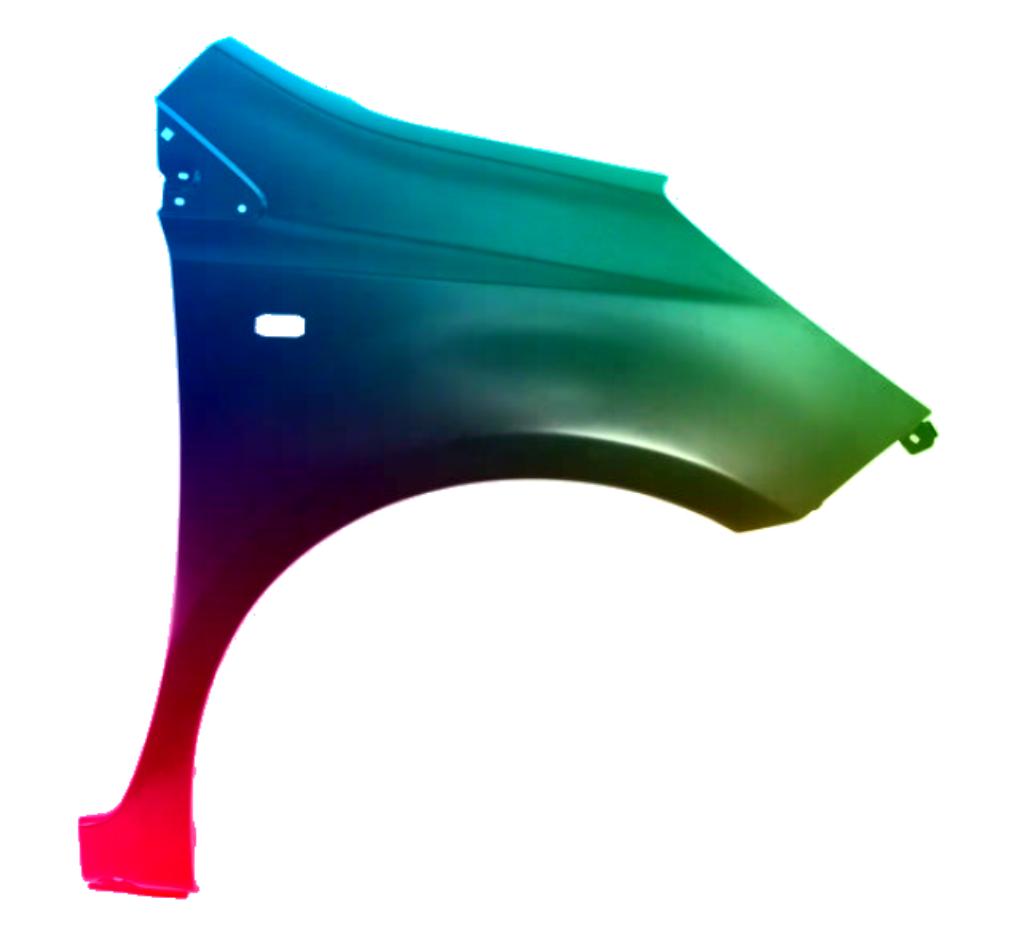 Spatborden Rechts Voor NISSAN NOTE E11 05-09 Gespoten in gew, Verzenden, Nieuw, Spatbord, Nissan