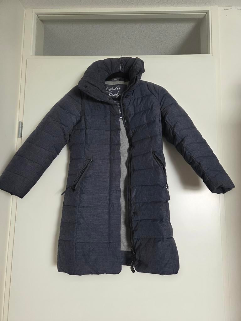 Baker Bridge winterjas donkerblauw maat 146/152, Meisje, Ophalen of Verzenden, Zo goed als nieuw, Baker Bridge