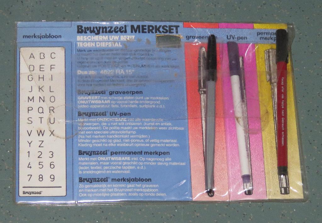 Bruynzeel merkset, vindt uw bezit terug na diefstal, Ophalen of Verzenden, Nieuw