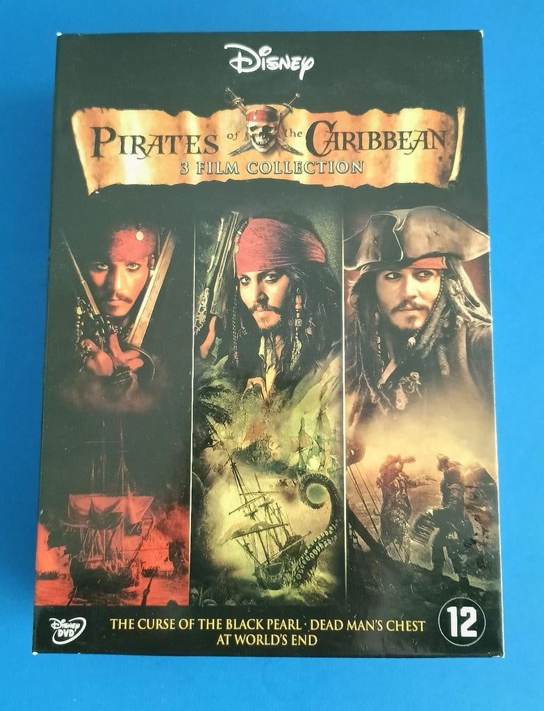 Pirates of the Caribbean DVD box + films bundel, Cd's en Dvd's, Dvd's | Avontuur, Zo goed als nieuw, Boxset, Vanaf 12 jaar, Ophalen of Verzenden