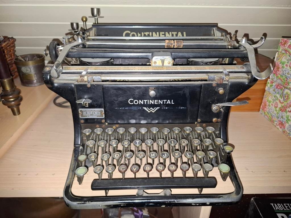 Oude Continental Typemachine - Nieuw Lint, Moet Nagekeken, Ophalen