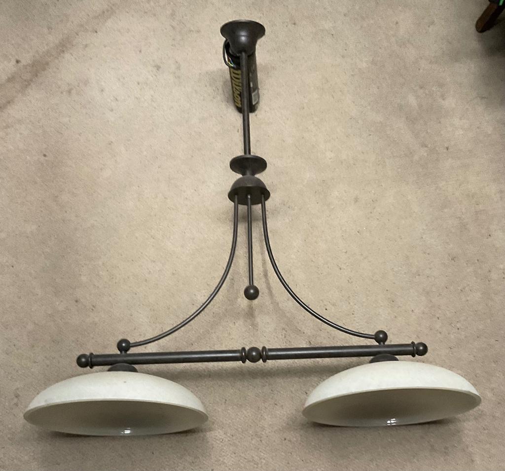 Hanglamp, Ophalen, Gebruikt, Glas, 75 cm of meer