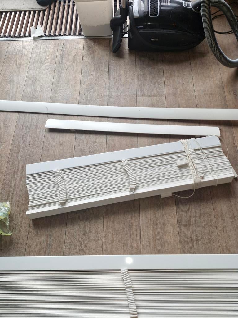 Witte houten lamellen - zelf op maat, Ophalen of Verzenden