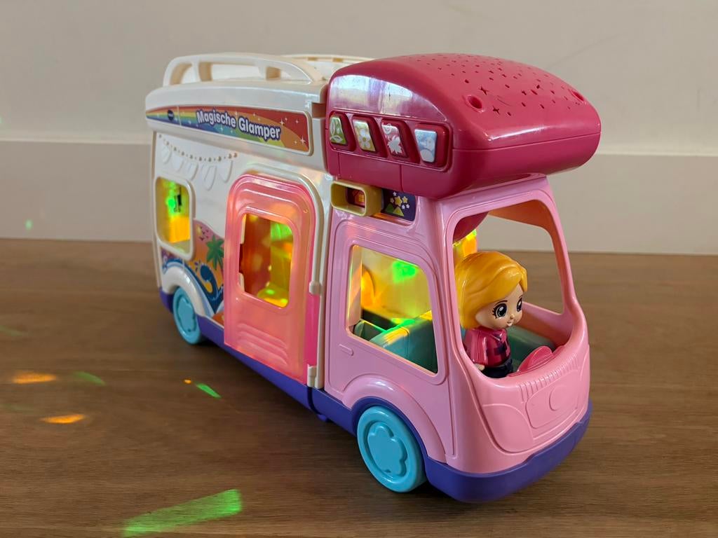 Vtech vrolijke vriendjes magische glamper, Ophalen, Zo goed als nieuw, 6 maanden tot 2 jaar