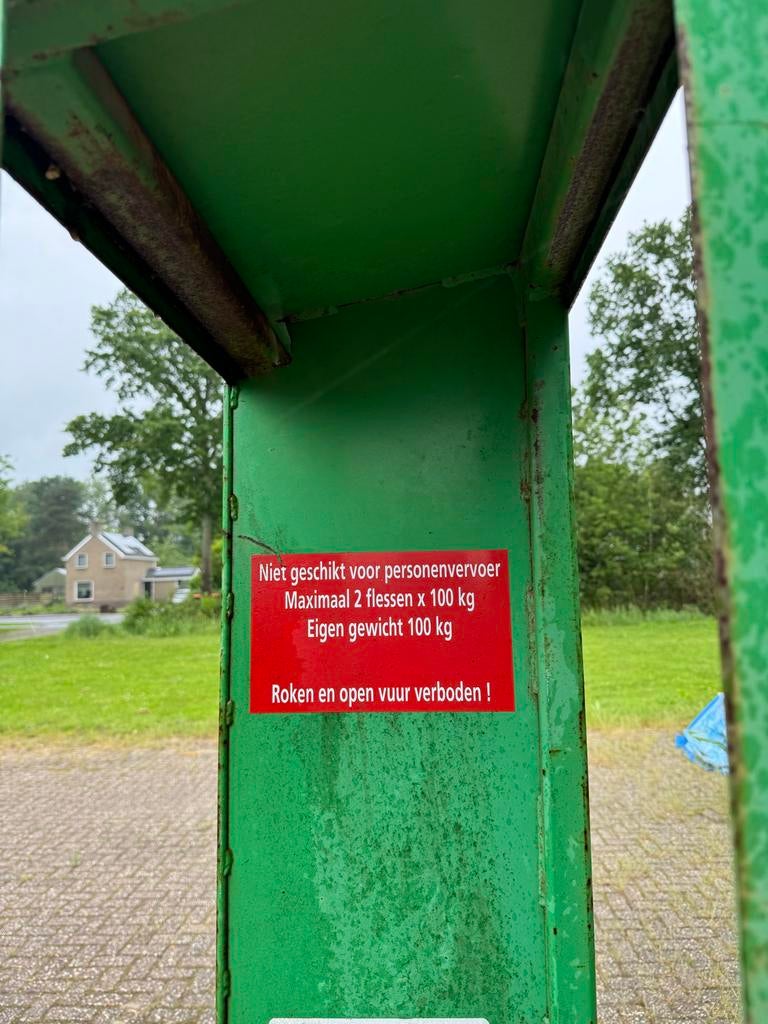 Gasflessen rek voor in de kraan, Ophalen of Verzenden, O, O, O