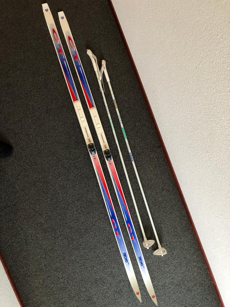 Langlauf ski set, Ski's, Gebruikt, 180 cm of meer, Langlaufen