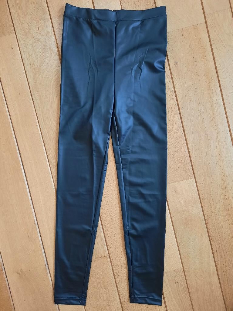 Legging zwart PU leer maat S / M - nieuw -, Kleding | Dames, Ophalen of Verzenden, Nieuw, Zwart, Lang